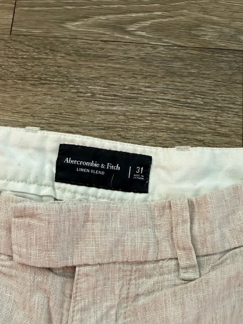 Abercrombie & Fitch Linen Blend Shorts - Picture 3 of 5
